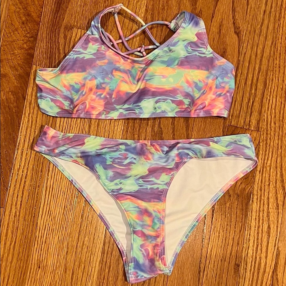 Rainbow bikini set